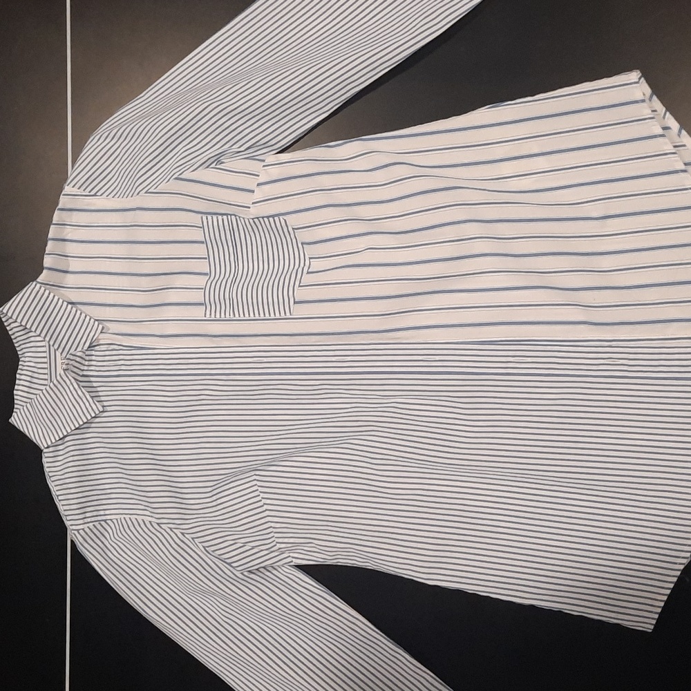 J Crew striped button up sz xxs